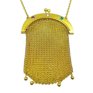 14k gold small purse