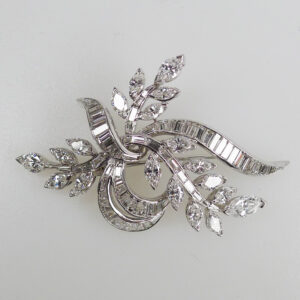 Art Deco Diamond Brooch