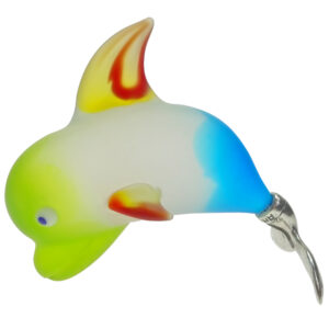 Sterling Silver & Crystal Dolphin