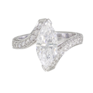 Marquise-Cut Diamond Ring