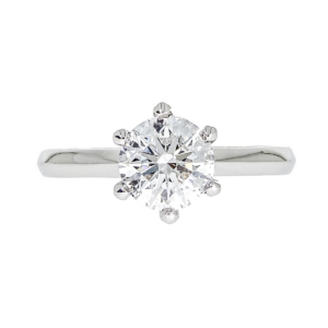 Shapur Mozaffarian Fine Jewelry Classical Diamond Engagement Ring