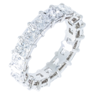Shapur Mozaffarian Princess Cut Eternity Band