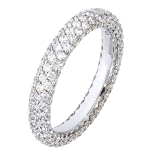 Shapur Mozaffarian Pave Diamond Eternity Band