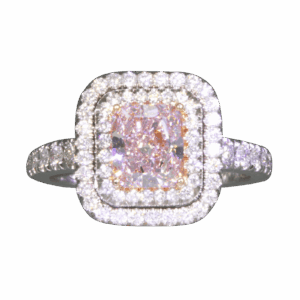 Shapur Mozaffarian Fancy Intense Pink Diamond Ring