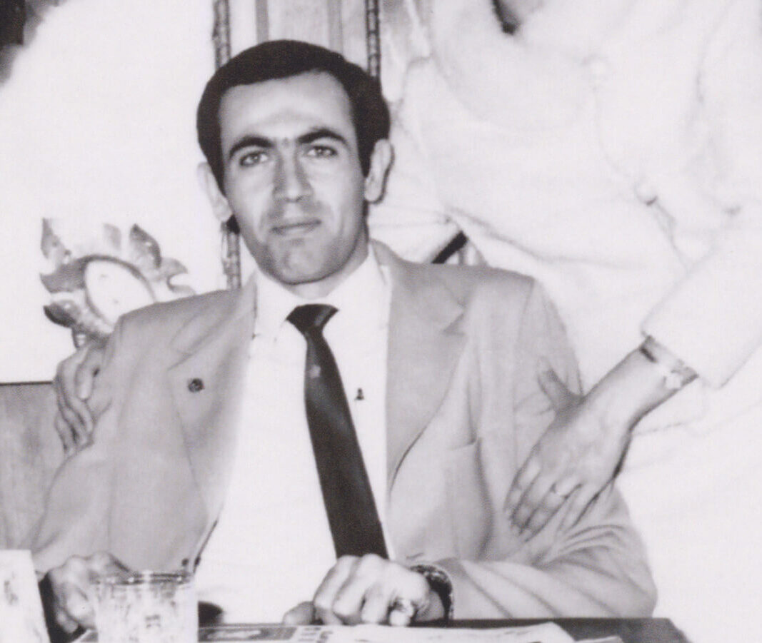 Shapur Mozaffarian at his boutique in Tehran, Iran.