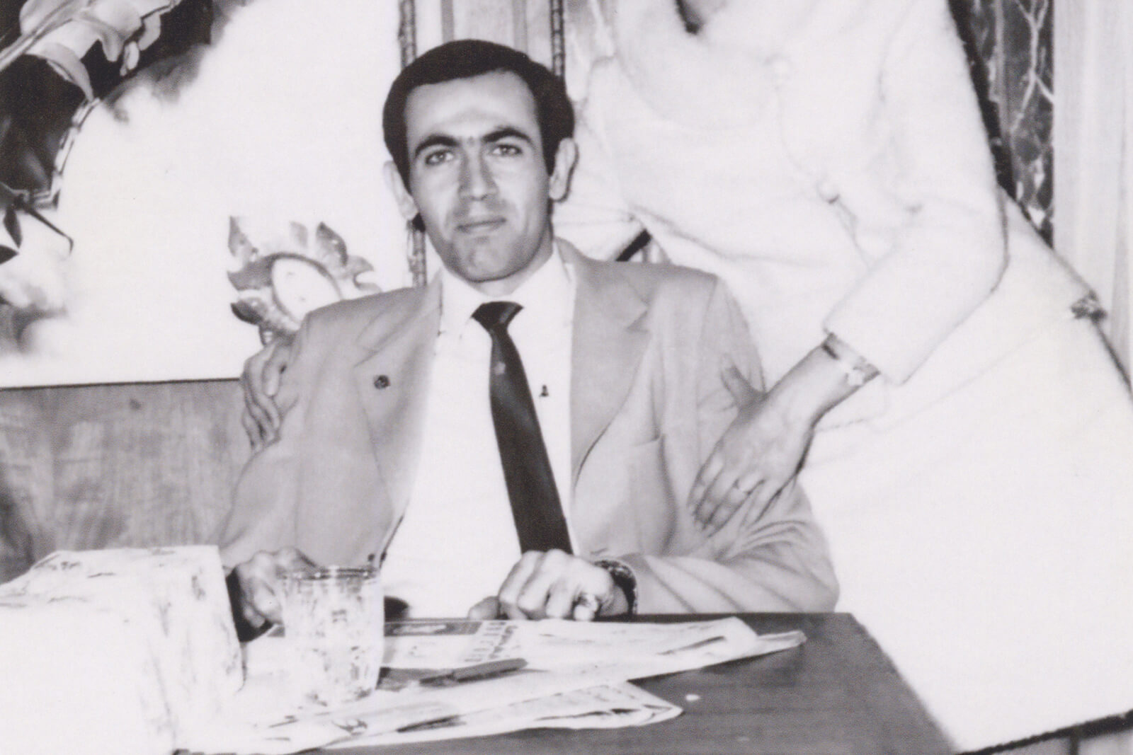 Shapur Mozaffarian at his boutique in Tehran, Iran.