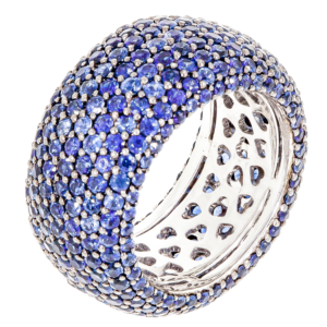 Shapur Mozaffarian Sapphire Eternity Band