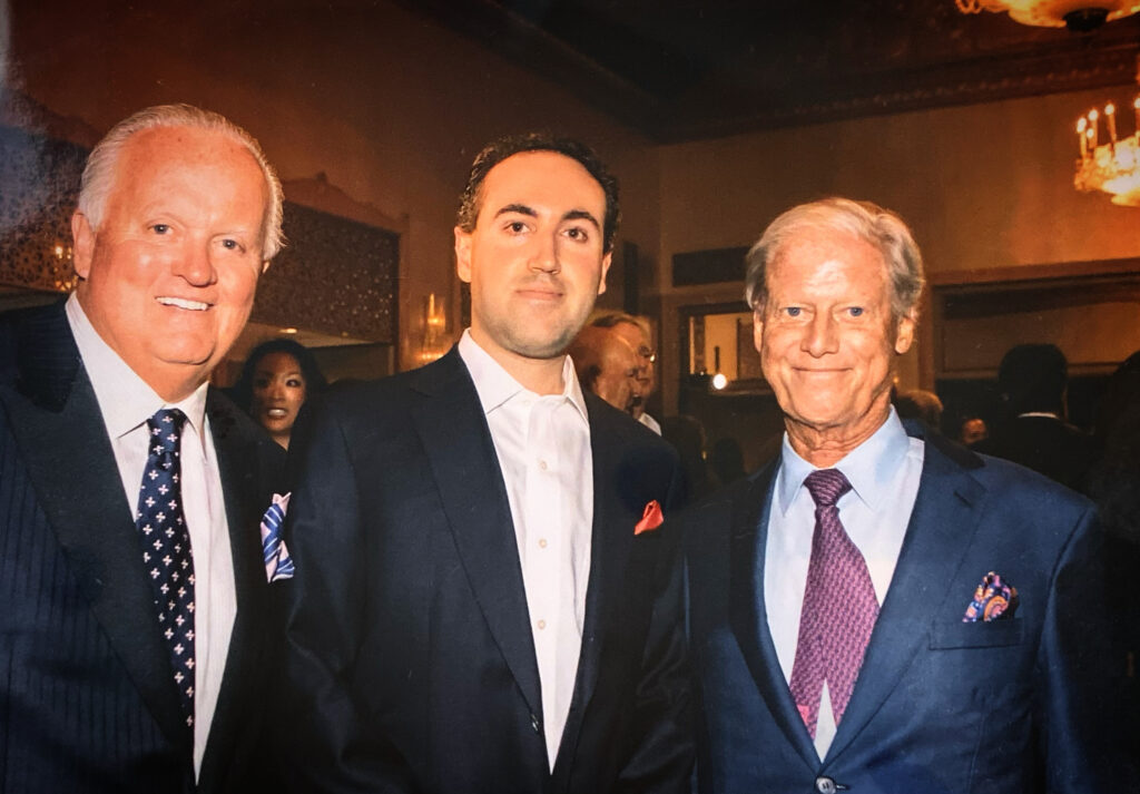 Arya Shapur Mozaffarian with Peter Magowan