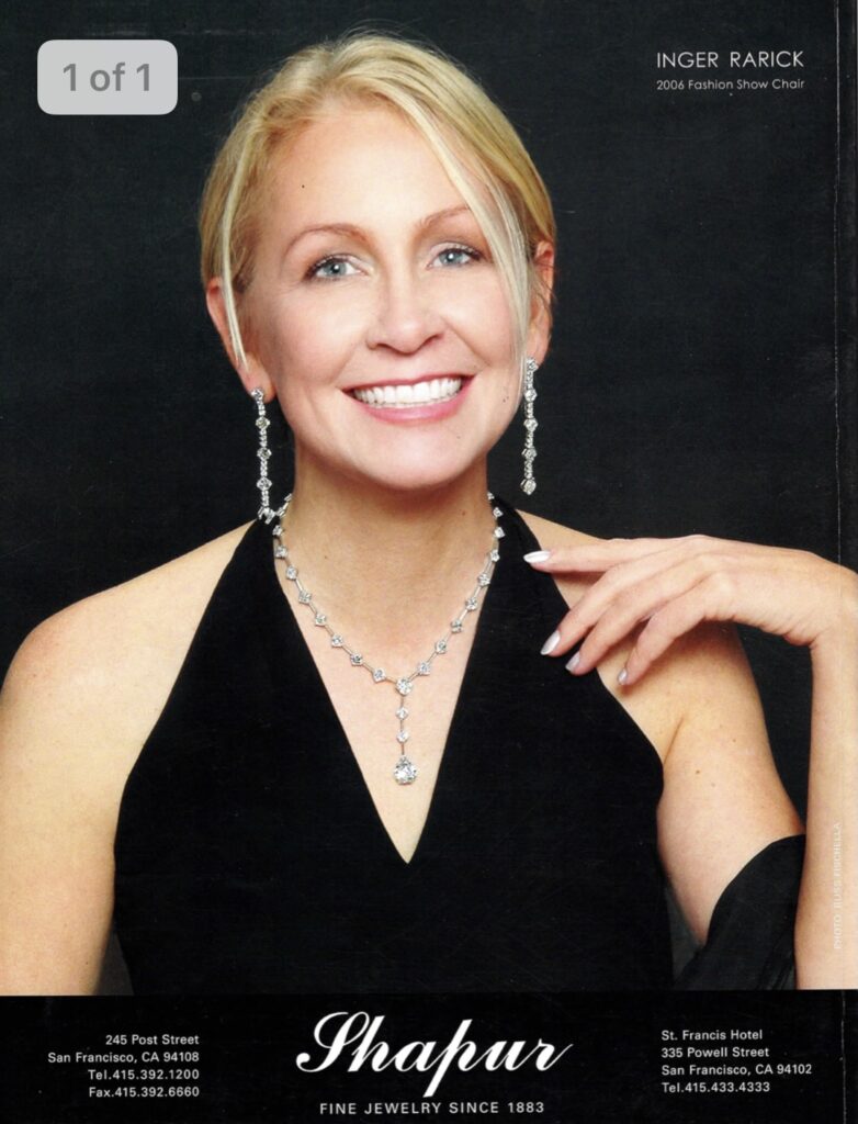 Back Cover Junior League of San Francisco Fashion Gala @ the Fairmont Hotel with Shapur Mozaffarian Fine Jewelry