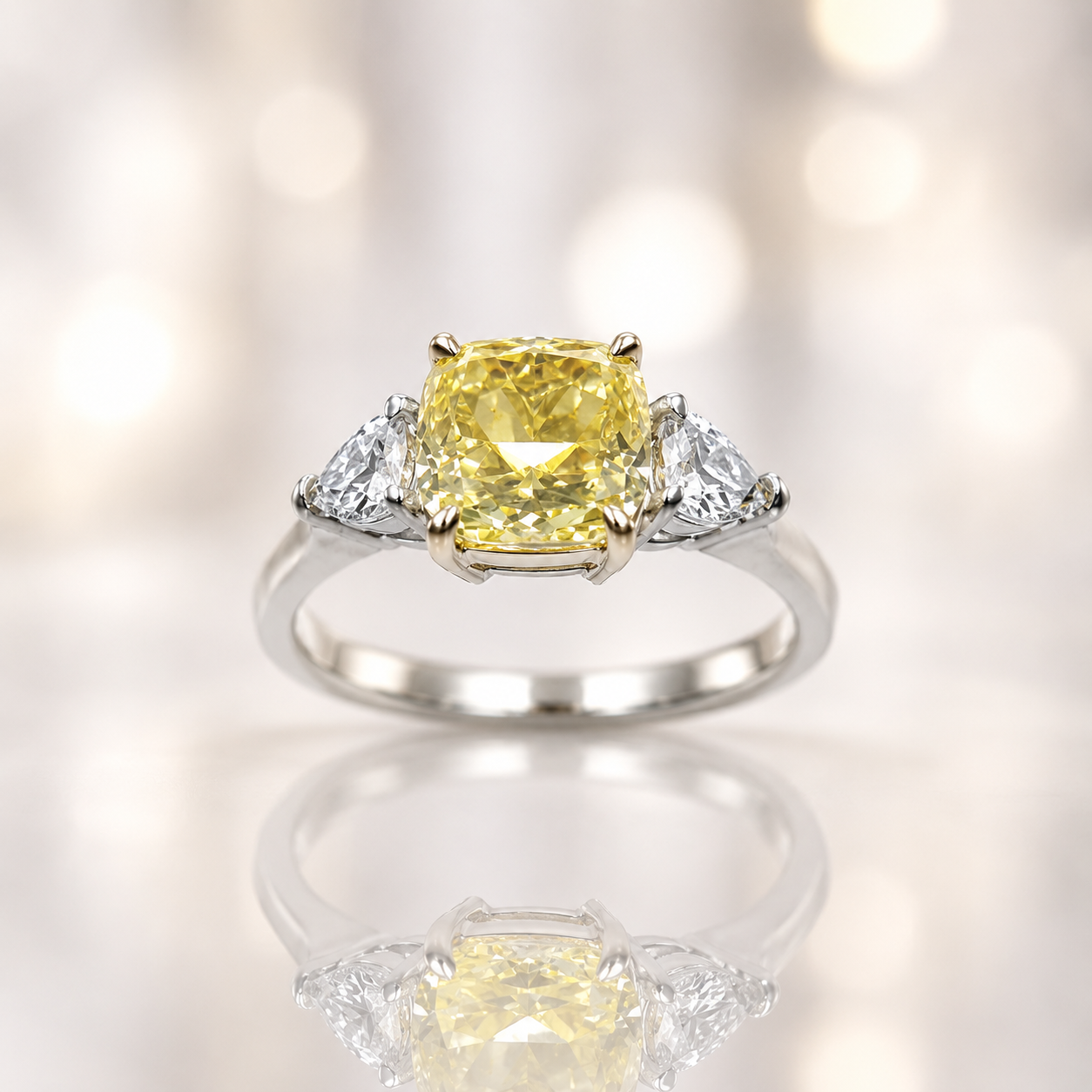 Shapur Mozaffarian Fancy Intense Yellow Diamond