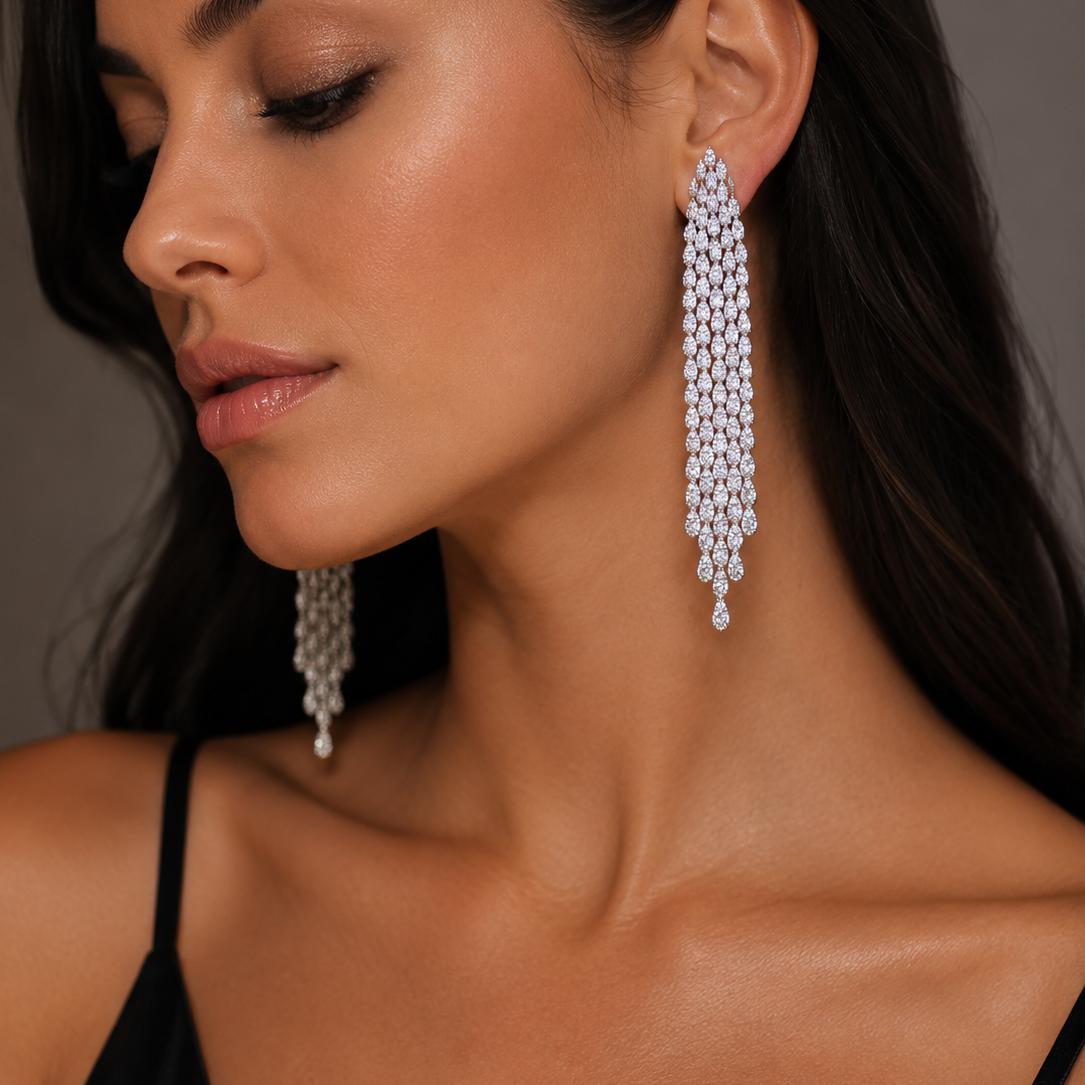 Magnificent Shapur Diamond Earrings