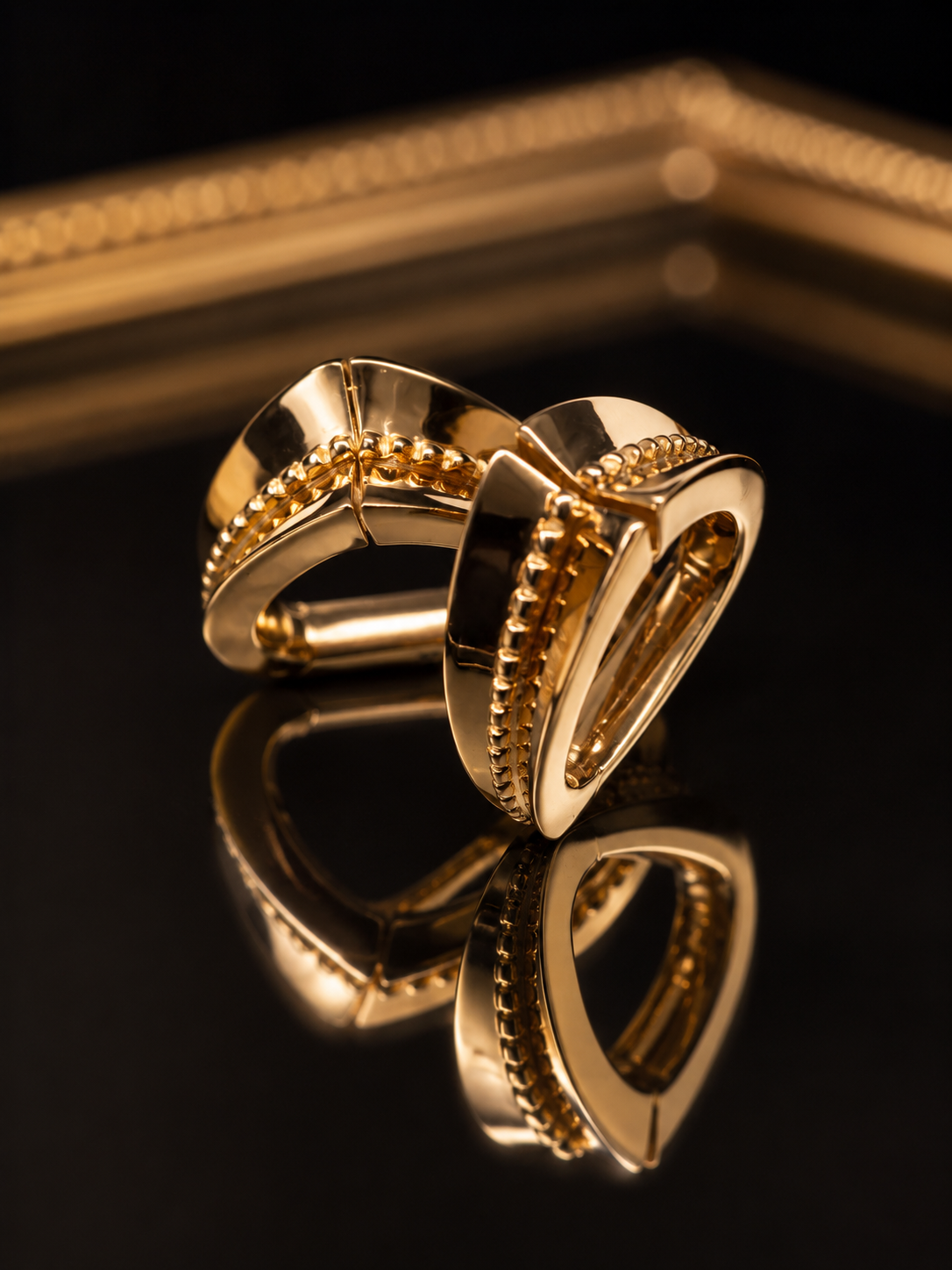 18K Rose Gold Cufflinks