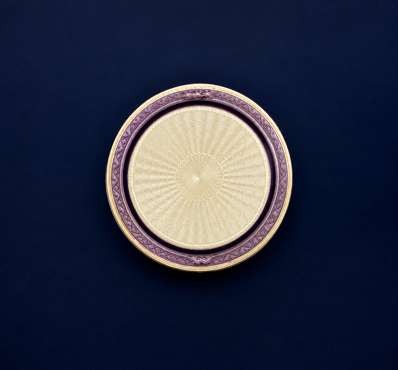 Faberge Powder Box Enameled