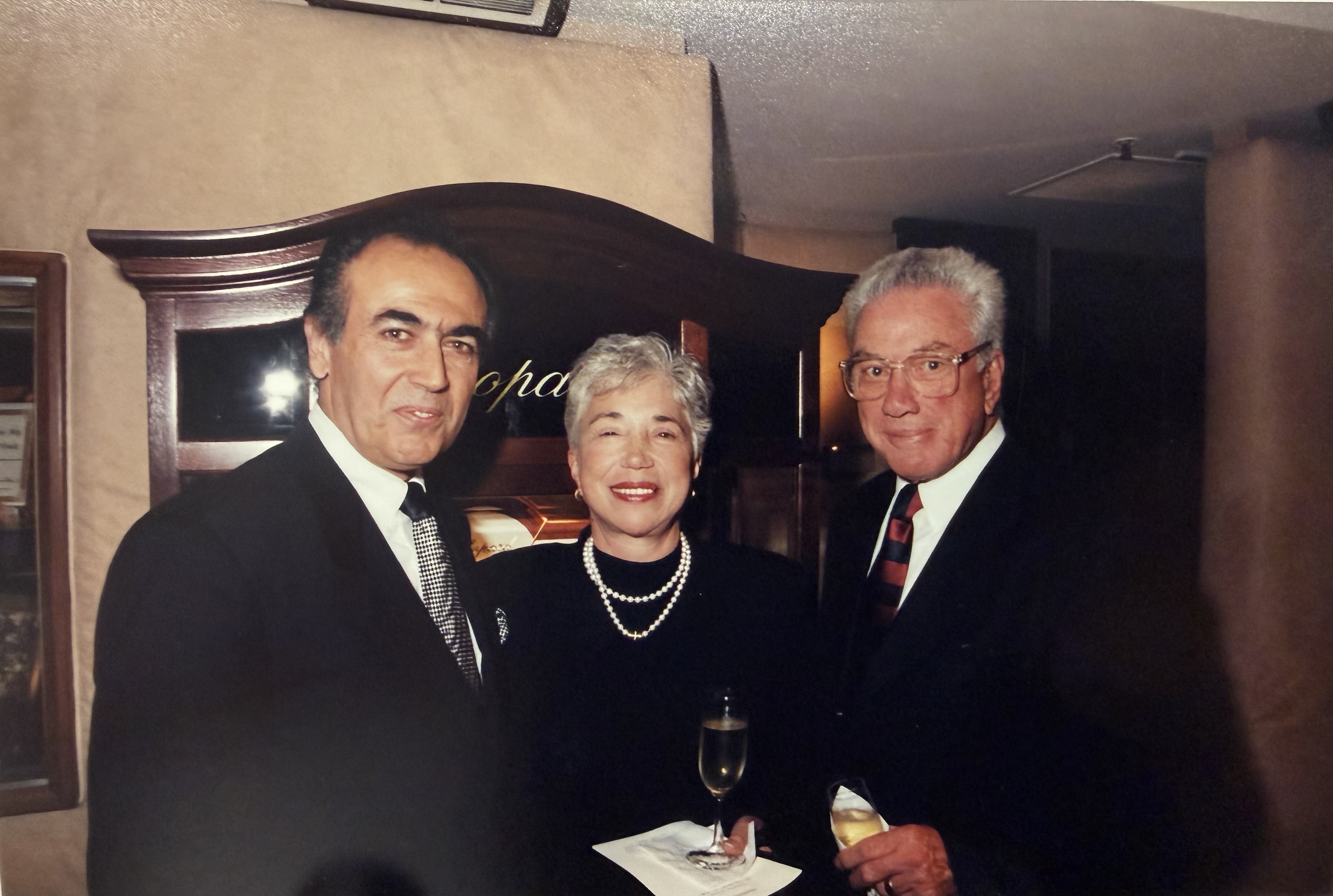 Shapur Mozaffarian with esteemed clients