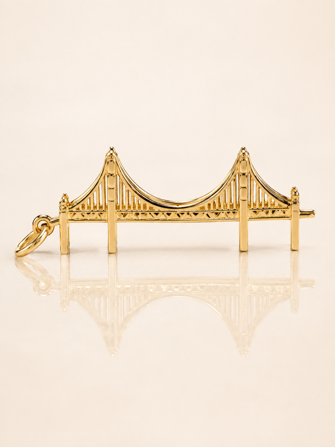 Fine 14K Gold Golden Gate Bridge Charm