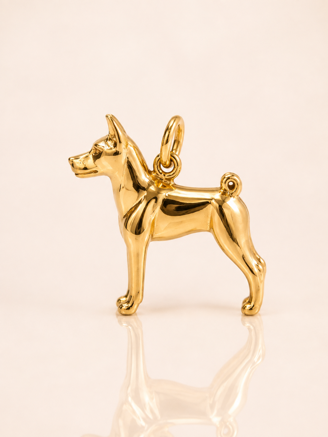 Fine 14K Gold Great Dane Charm