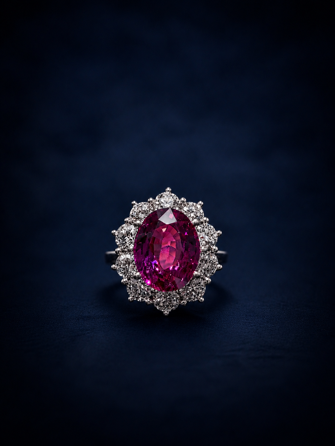 Shapur Mozaffarian Pink Sapphire & Diamond Ring