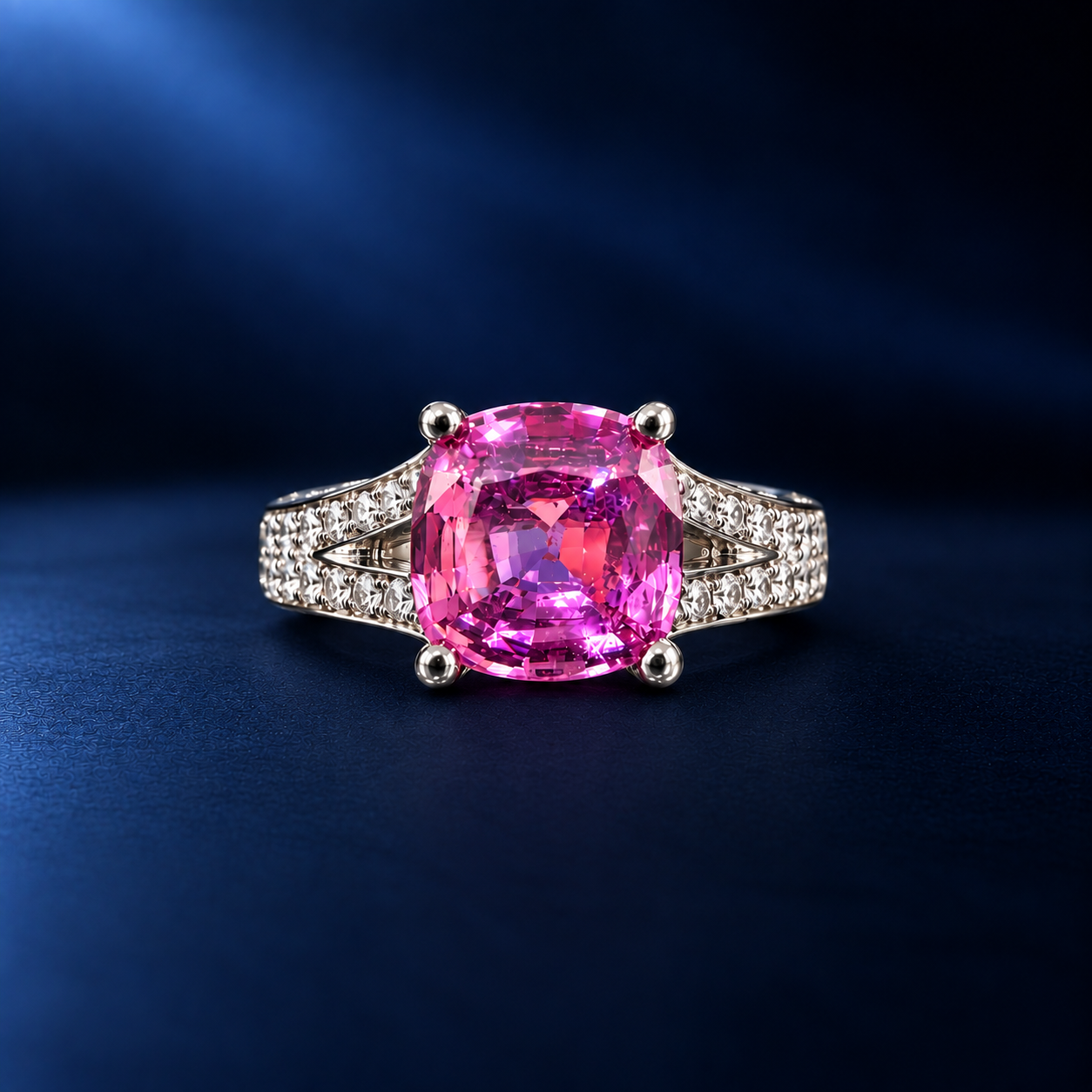 Fine Pink Sapphire Ring