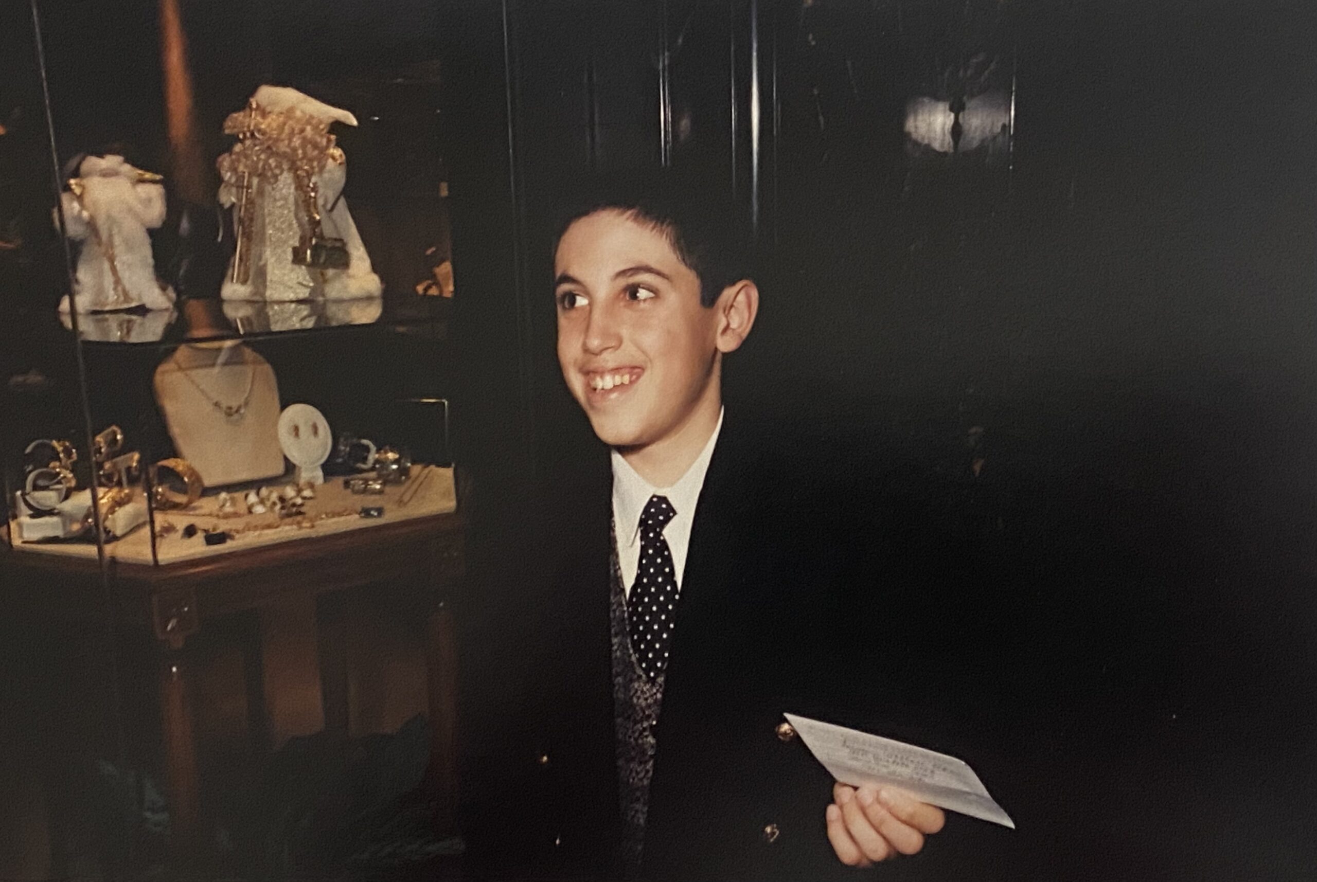 Arya Shapur Mozaffarian @ the Shapur Mozaffarian Boutique in lobby of St. Francis Hotel
